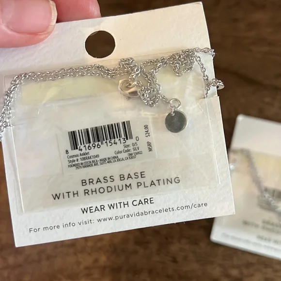 2 Pura vida Anklets stars and moons - Picture 4 of 7